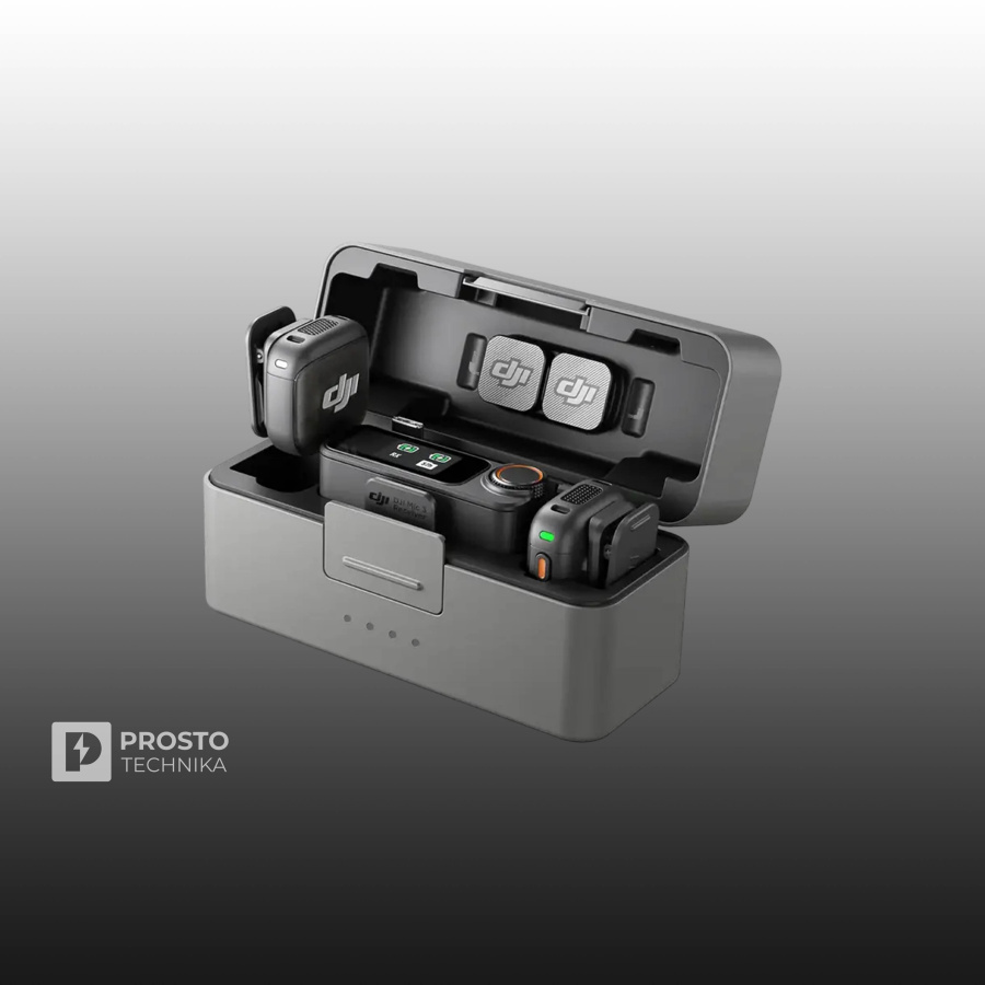 Микрофон DJI Mic 3 (2 TX + 1 RX + Charging Case)
